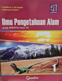 Image of Ilmu Pengetahuan Alam : untuk MTs kls VII