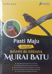 Image of Pasti Maju Dengan Bisnis Budidaya Murai Batu